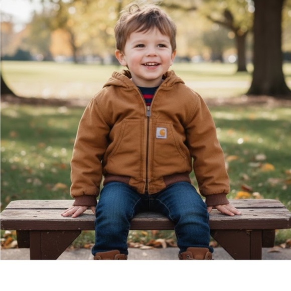 Carhartt Other - Carhartt Tan Hooded Jacket for Toddlers. SIZE 2 T